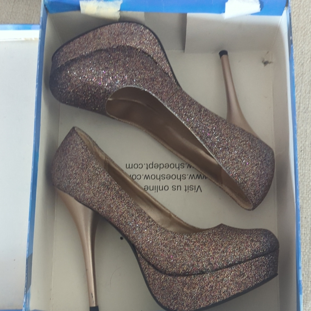 Sparkling Multi-Color High Heels